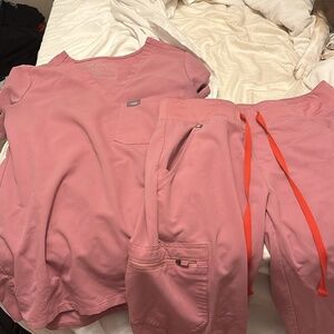 Figs Pink Scrubs